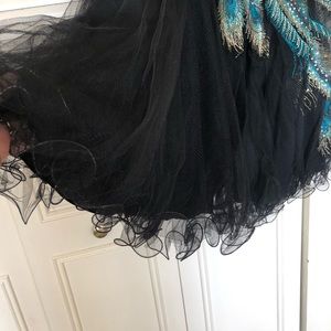 A black prom dress in a size L women